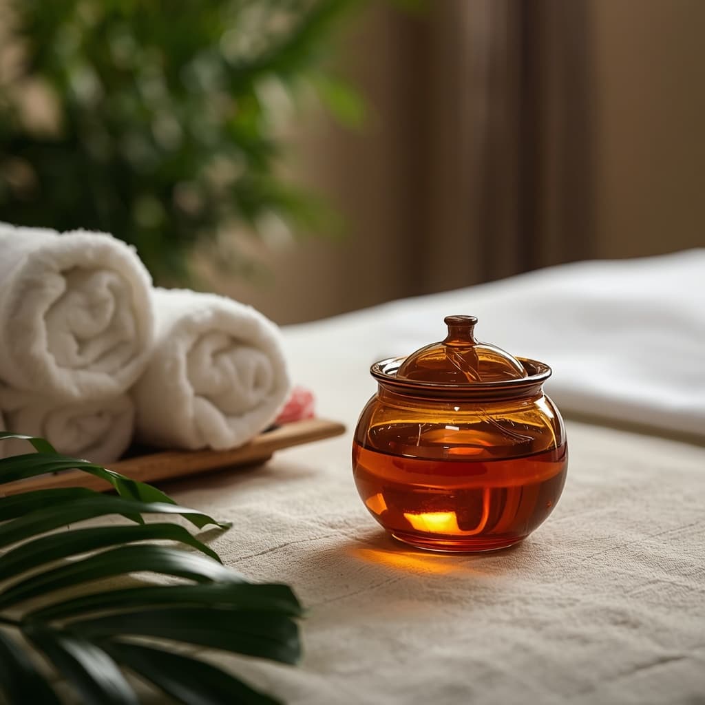 Hot oil massage